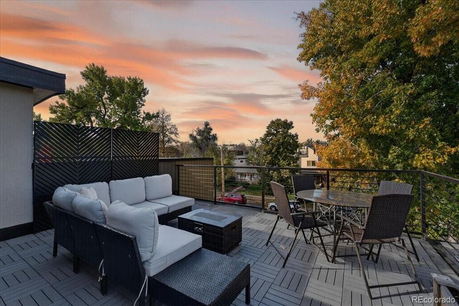 Exterior details and patio area of a home in , Denver (Image 25).