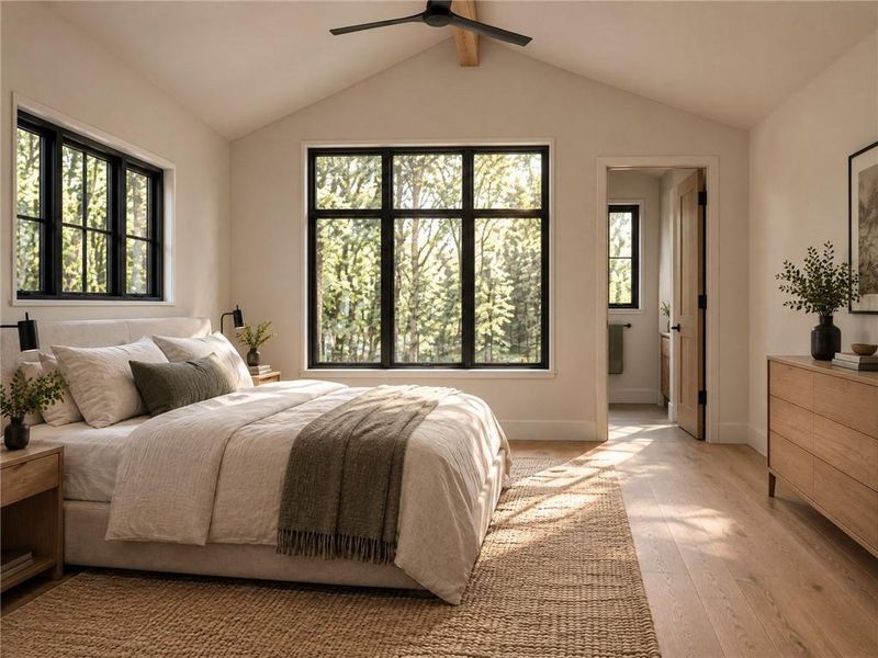 Furnished interior view inside a new home in , Smyrna (Image 4).