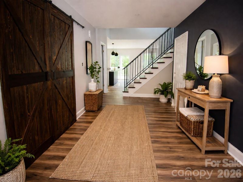 Furnished interior view inside a new home in , Charlotte (Image 5). Furnished interior view inside a new home in , Charlotte (Image 5).