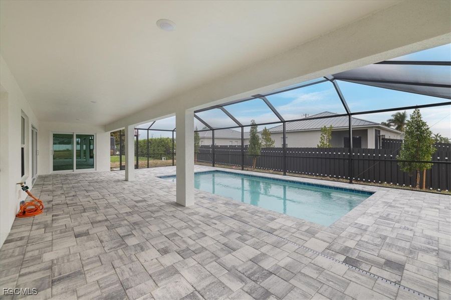 Exterior details and patio area of a home in Cape Coral, Cape Coral (Image 20).