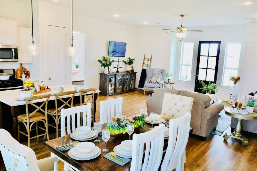 Furnished interior view inside a new home in , Brenham (Image 9). Furnished interior view inside a new home in , Brenham (Image 9).