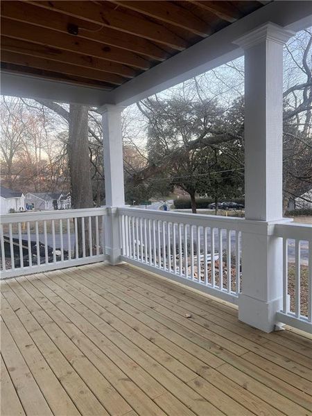 Exterior details and patio area of a home in , Atlanta (Image 13).