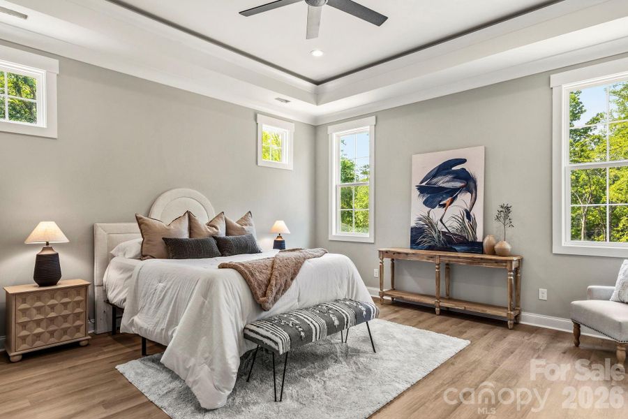 Furnished interior view inside a new home in , Clover (Image 19).