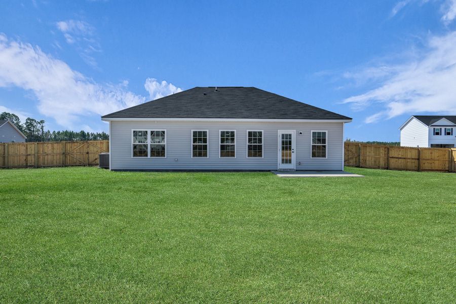 Representative exterior details of a home built from the The Argyle by RTS Homes in Grand Reserve, Hinesville (Image 4).