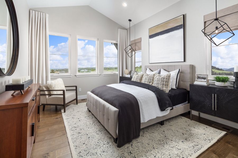 Representative furnished interior of a home built from the Residence 1 by Trumark Homes in The Summit at Castle Pines, Castle Pines (Image 19).