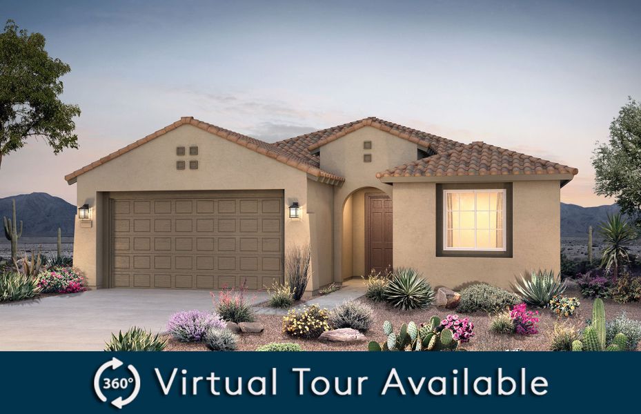 Image 15 representing the Cosenza by Pulte Homes in Saguaro Reserve at Dove Mountain, Marana, AZ.