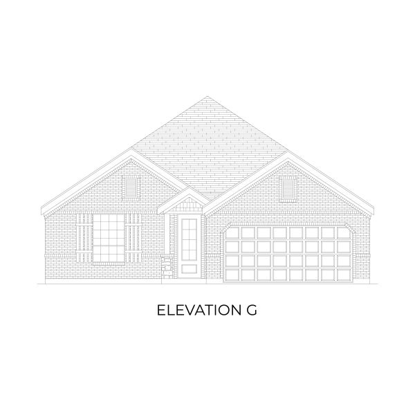 Representative rendering of the exterior for the McKinley F by First Texas Homes (Image 9).