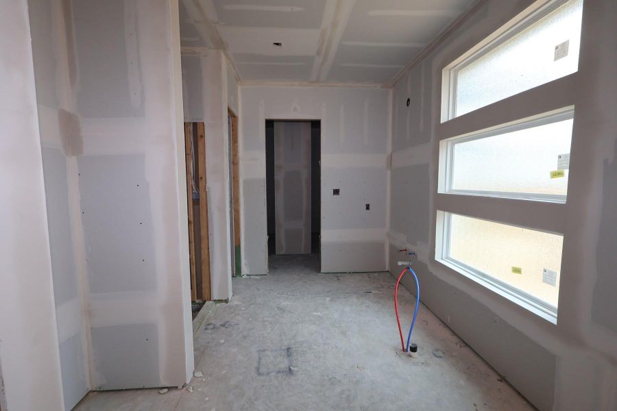 In-progress construction of a new home in Dunham Pointe, Cypress, TX (Image 6).