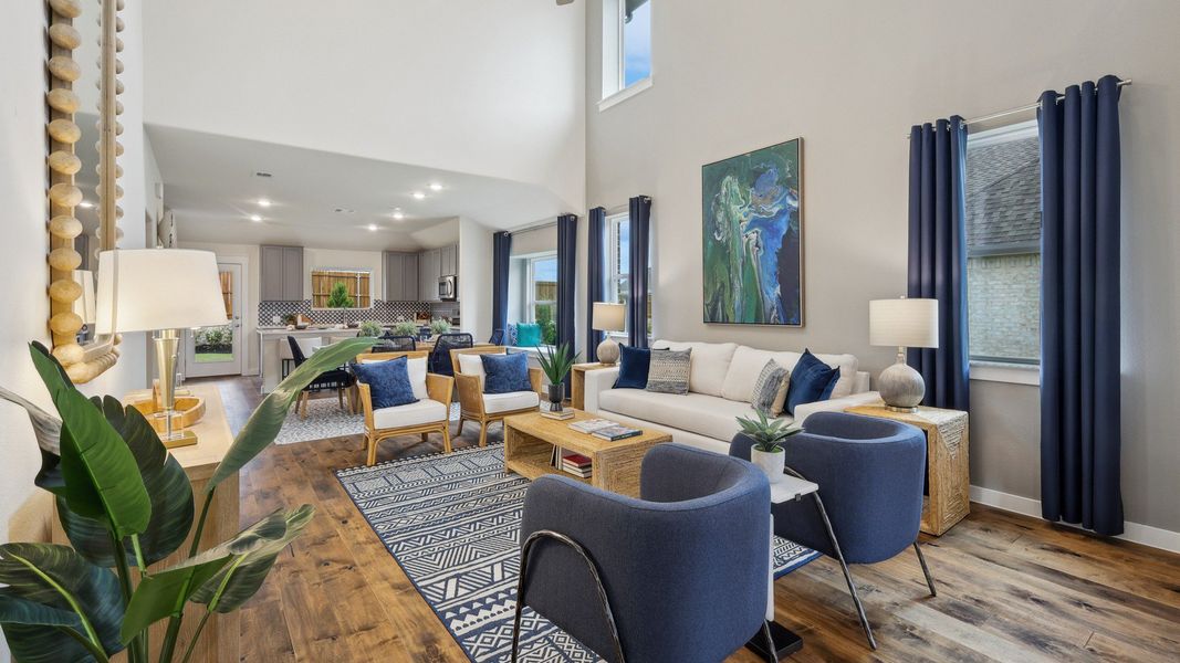 Representative furnished interior of a home built from the Meridian by Brightland Homes in Churchill, Anna (Image 5).