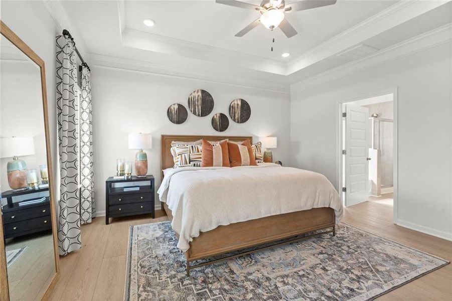 Furnished interior view inside a new home in Laurel Creek, Calhoun (Image 6).
