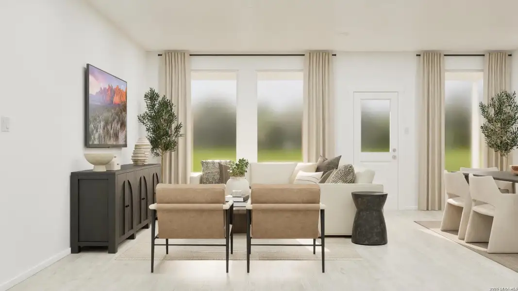 Furnished interior view inside a new home in Grace Valley, Cibolo (Image 27).
