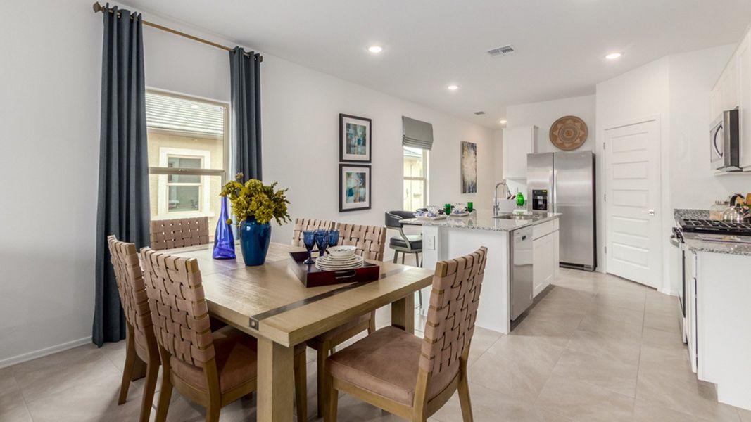 Furnished interior view inside a new home in Blackhawk, Tucson (Image 8). Furnished interior view inside a new home in Blackhawk, Tucson (Image 8).