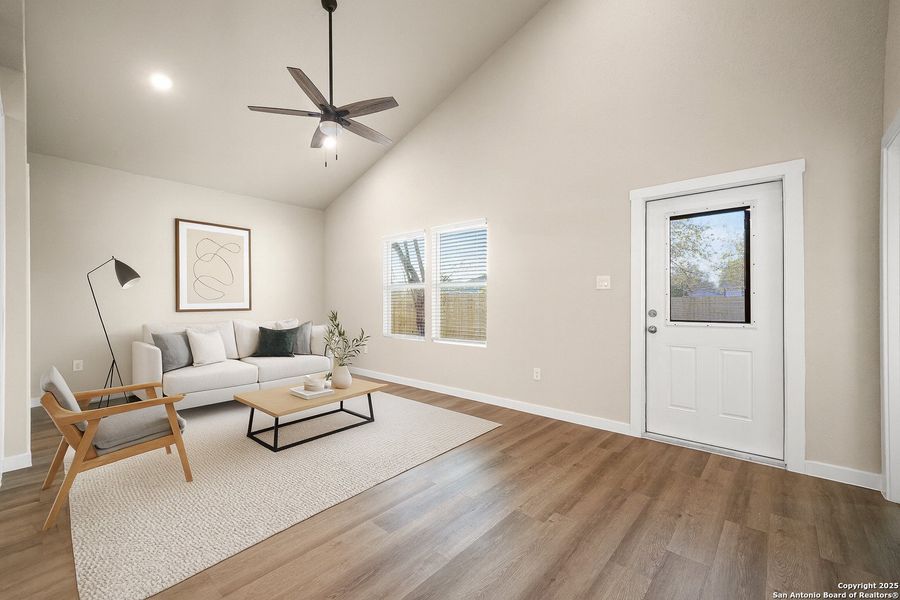 Furnished interior view inside a new home in , San Antonio (Image 4).