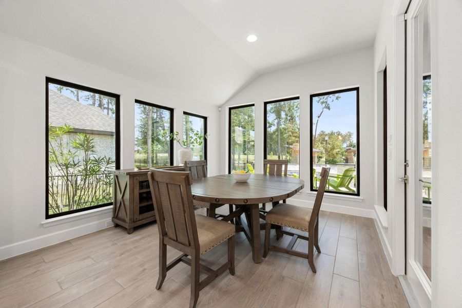 Furnished interior view inside a new home in The Highlands, Porter (Image 16).