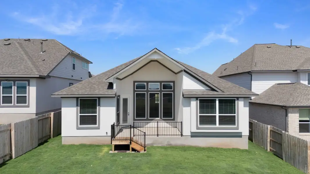 Exterior details and patio area of a home in Elyson, Katy (Image 3).