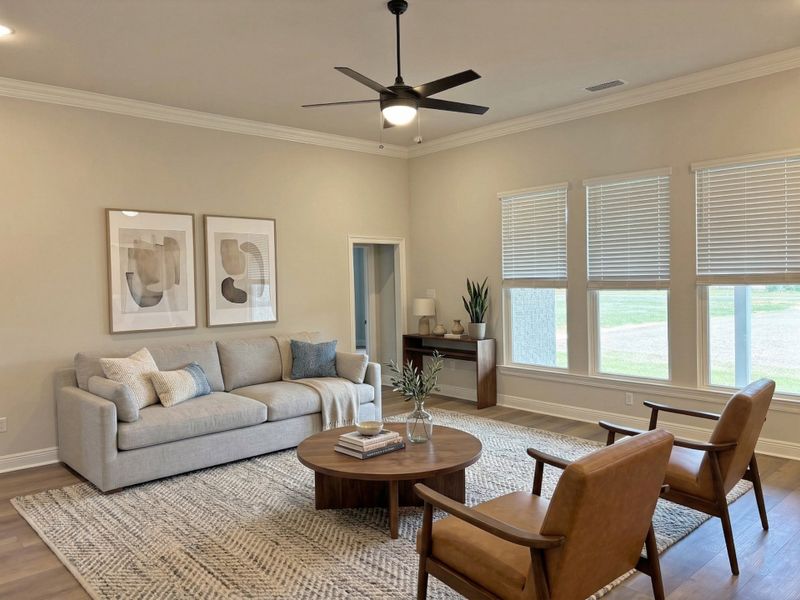 Furnished interior view inside a new home in Houston Place, Crestview (Image 4).