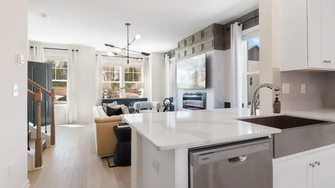 Furnished interior view inside a new home in Daybreak, Newnan (Image 15).