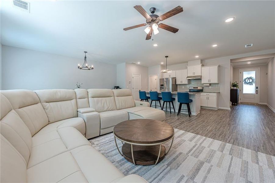 Furnished interior view inside a new home in , Atlanta (Image 15).