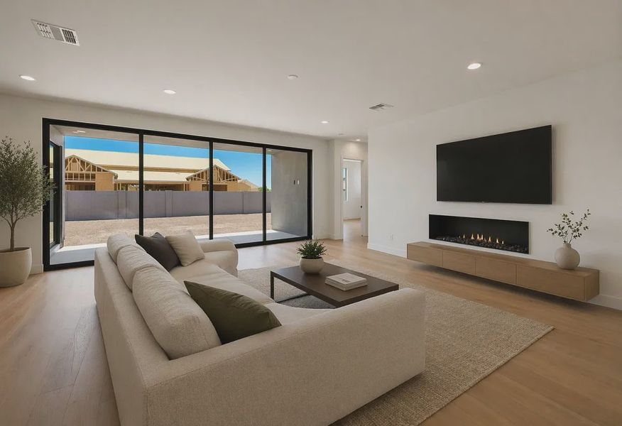 Great Room Virtually Staged - 4 of 23