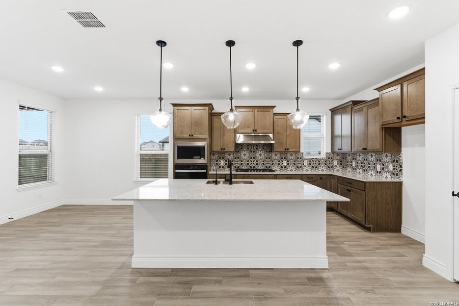 Furnished interior view inside a new home in Davis Ranch, San Antonio (Image 6).