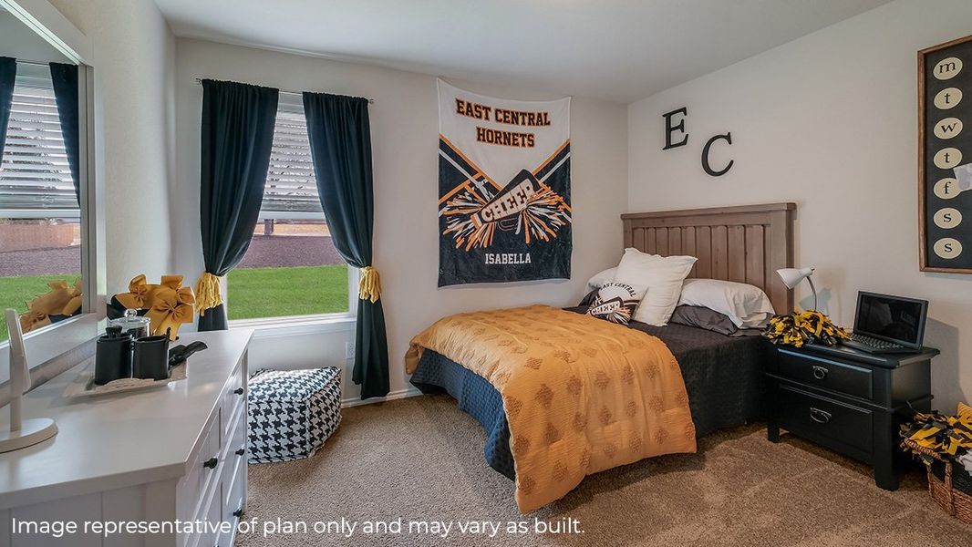 Furnished interior view inside a new home in Blue Ridge Ranch, San Antonio (Image 19).