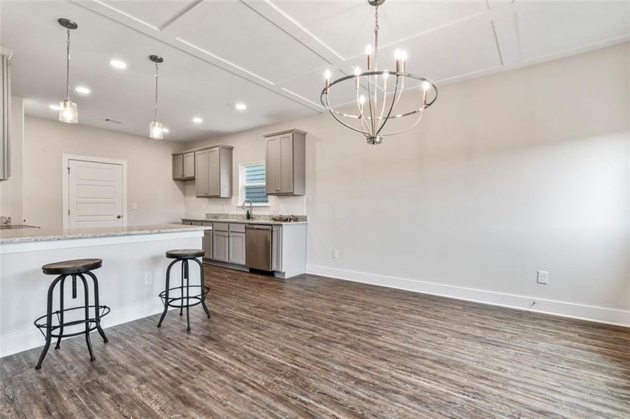 Furnished interior view inside a new home in , Hampton (Image 9).