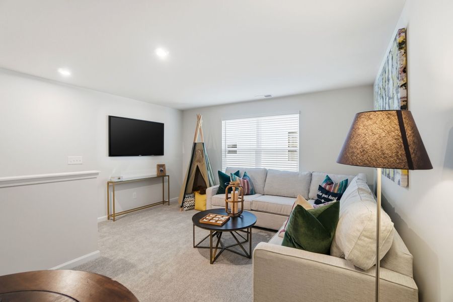 Furnished interior view inside a new home in Waxhaw Landing, Monroe (Image 27).
