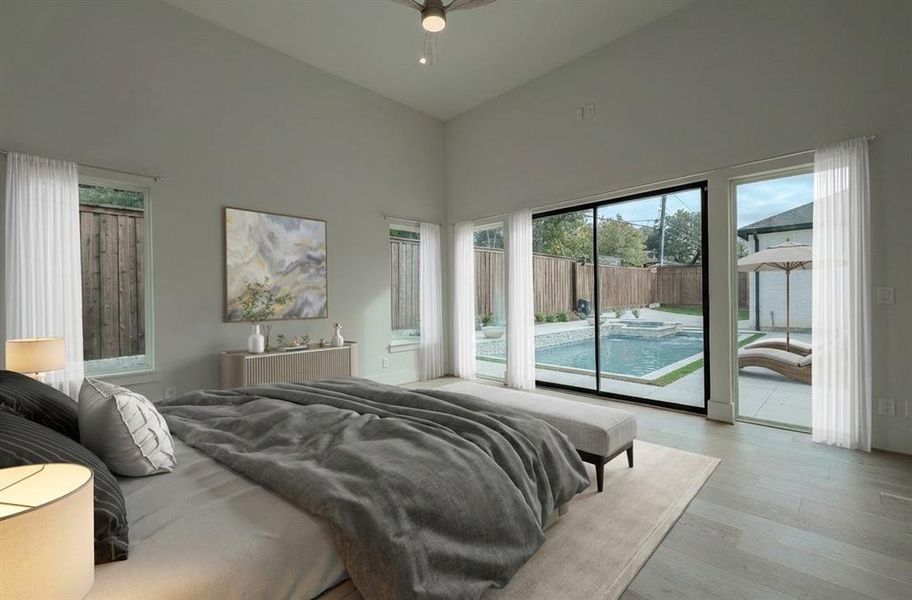 Furnished interior view inside a new home in , Dallas (Image 4).