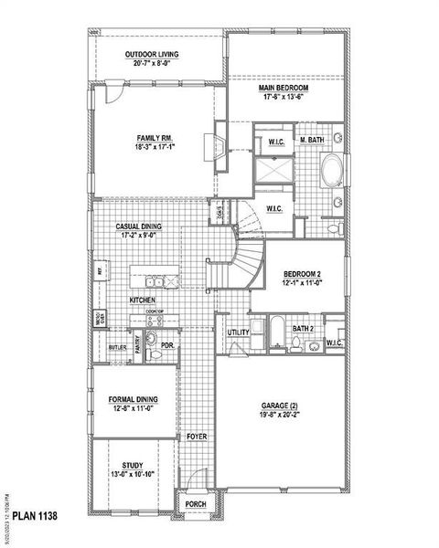 1st Level Floor Plan