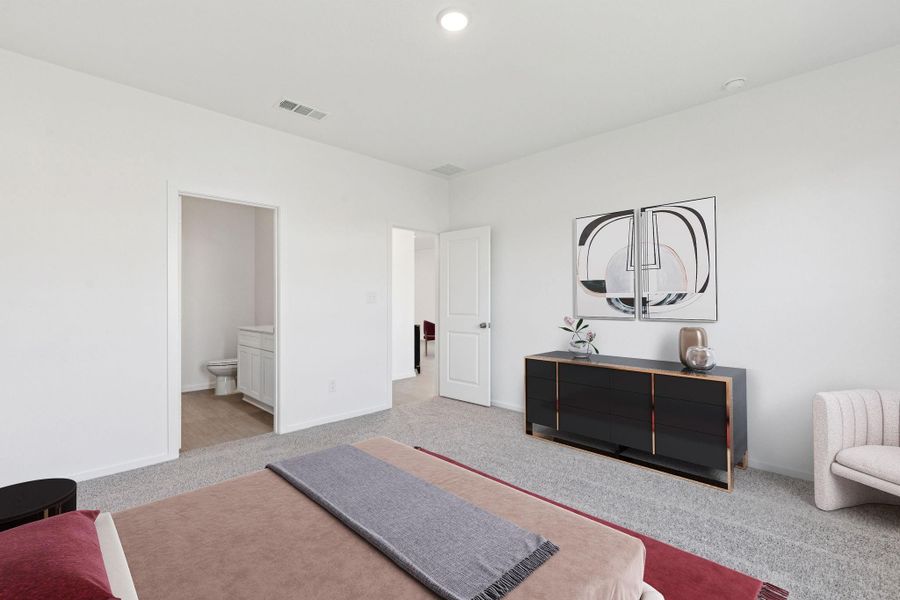 Furnished interior view inside a new home in Montgomery Bend, Montgomery (Image 16).
