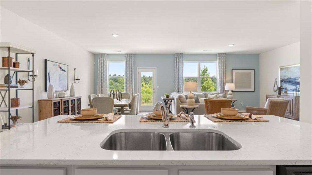 Furnished interior view inside a new home in The Preserve at Agricultural Village, Perry (Image 30).