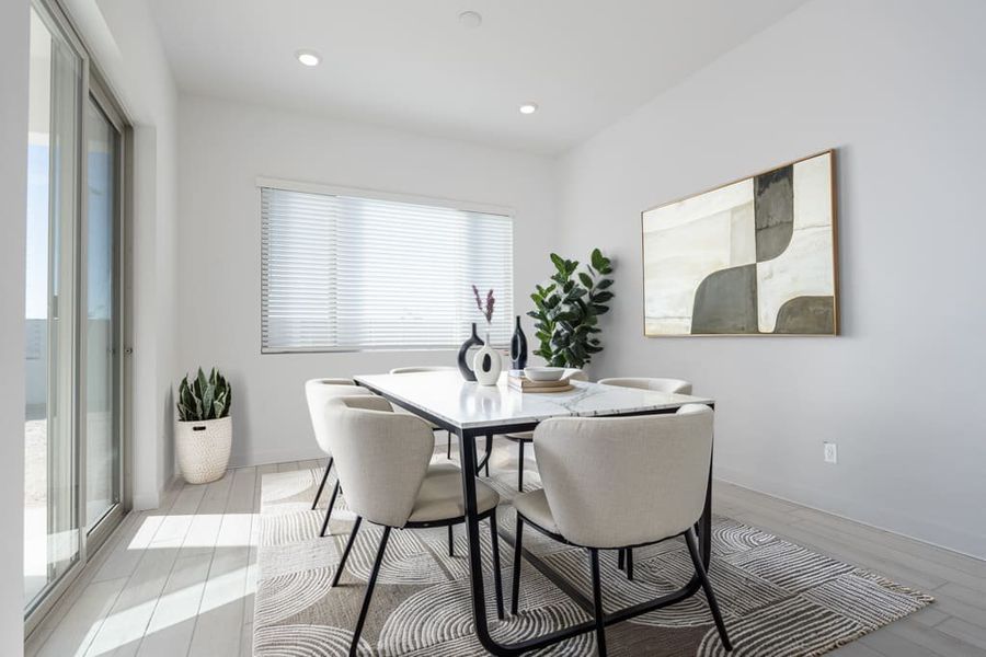 Furnished interior view inside a new home in Soleo, San Tan Valley (Image 7).