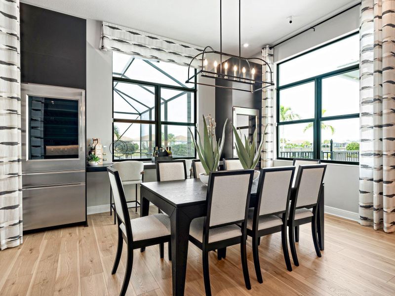 Furnished interior view inside a new home in , Port St. Lucie (Image 30).