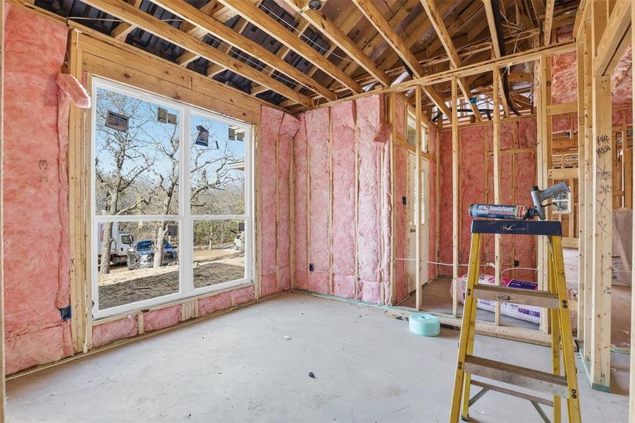 In-progress construction of a new home in , Cleburne, TX (Image 6).
