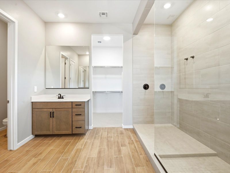 Furnished interior view inside a new home in Abel Ranch Signature Series, Goodyear (Image 8).