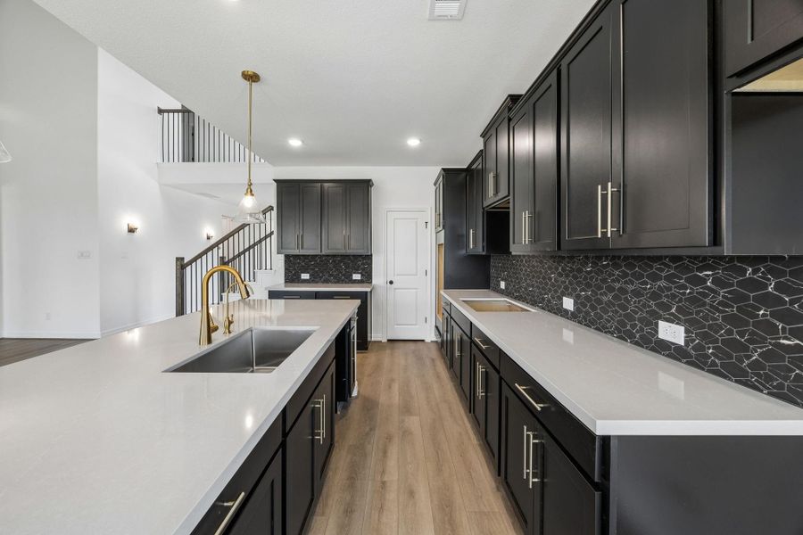 Furnished interior view inside a new home in Brookewater, Rosenberg (Image 8).