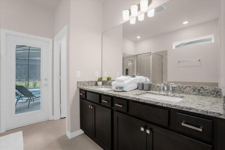 Furnished interior view inside a new home in , Clermont (Image 24).