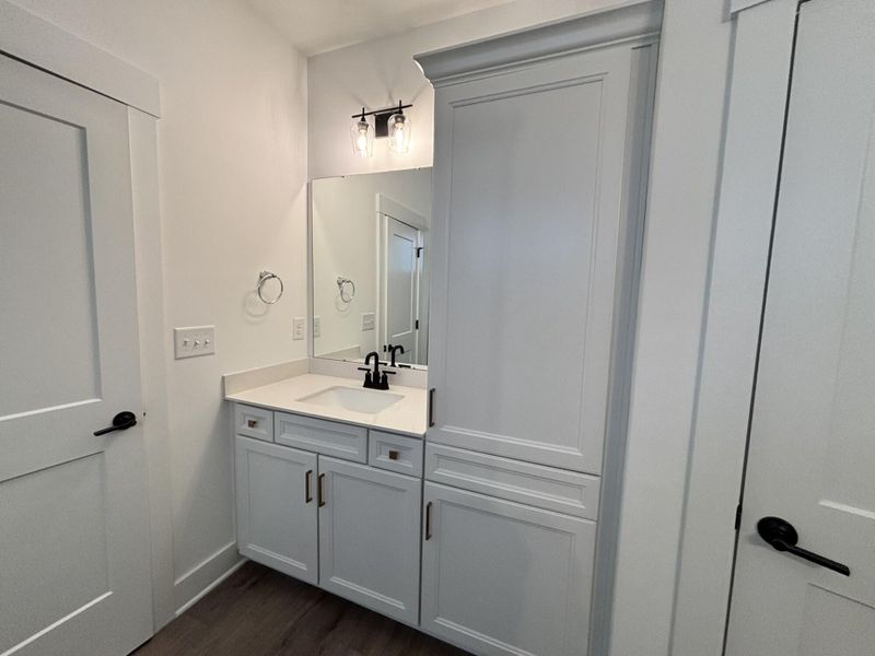 Furnished interior view inside a new home in Villas at Prestwick, Mooresville (Image 8). Furnished interior view inside a new home in Villas at Prestwick, Mooresville (Image 8).