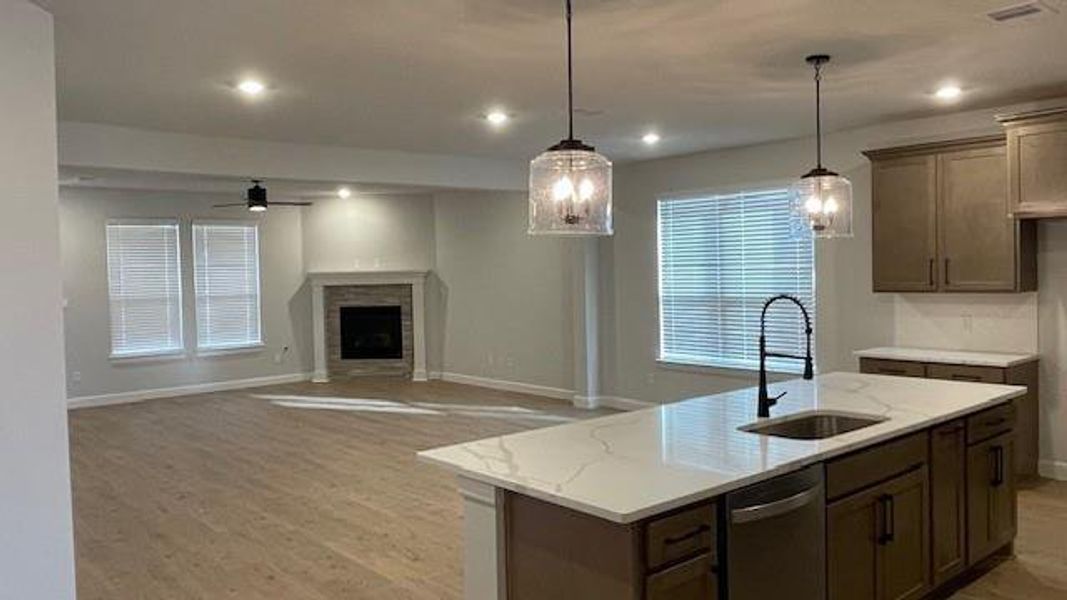 Furnished interior view inside a new home in Wellborn Settlement, College Station (Image 3).