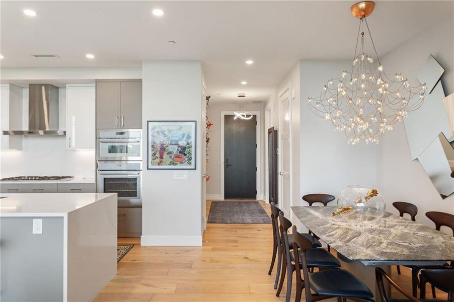 Furnished interior view inside a new home in , Atlanta (Image 18).