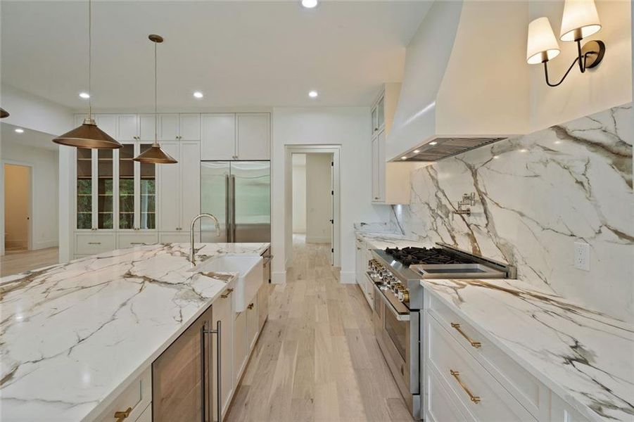 Furnished interior view inside a new home in , Alpharetta (Image 6).