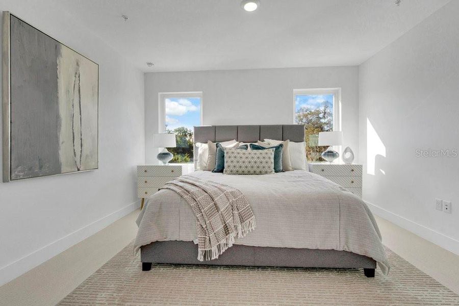 Furnished interior view inside a new home in , Orlando (Image 47).