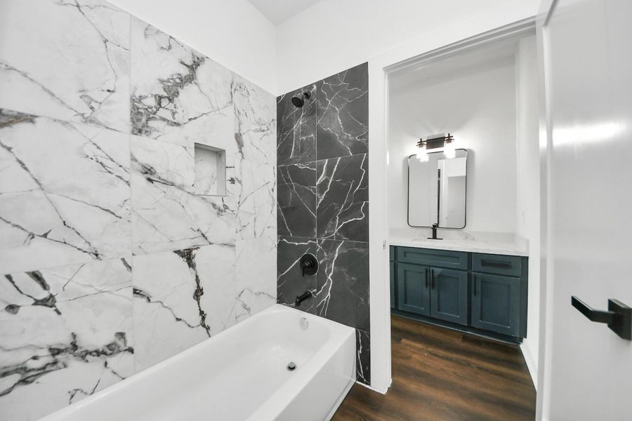 Furnished interior view inside a new home in , Beasley (Image 5). Furnished interior view inside a new home in , Beasley (Image 5).