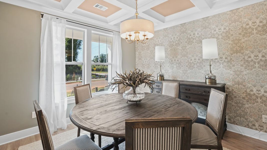 Representative furnished interior of a home built from the Augusta by DRB Homes in Woodglen, Piedmont (Image 4).