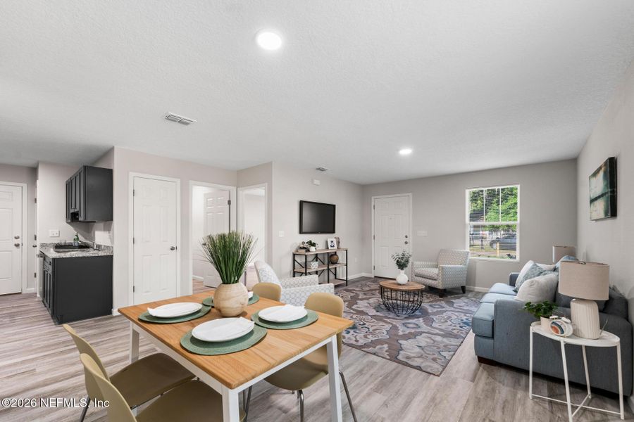 Furnished interior view inside a new home in , Jacksonville (Image 15).