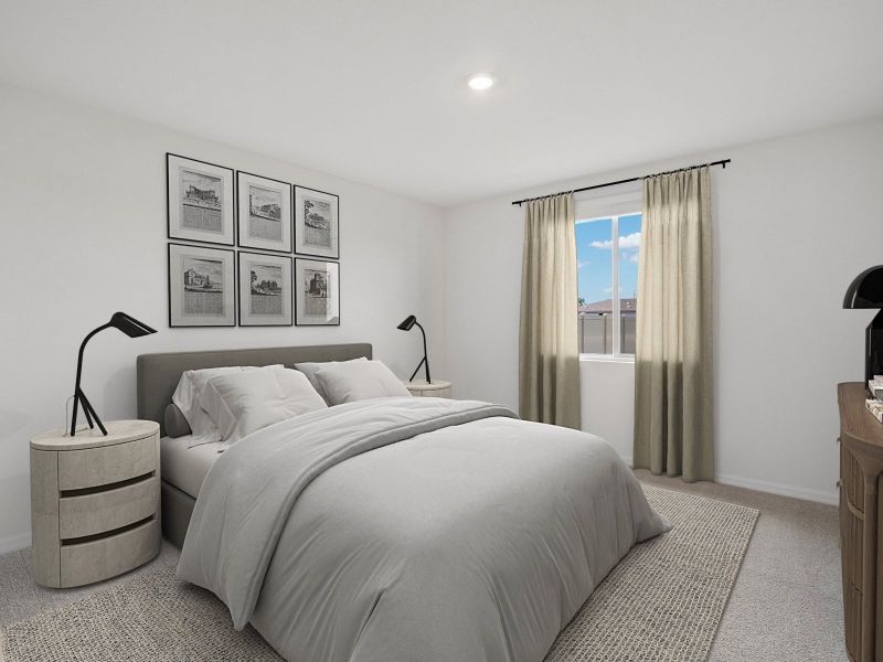 Furnished interior view inside a new home in Salt Meadows - Classic Series, Parrish (Image 7).