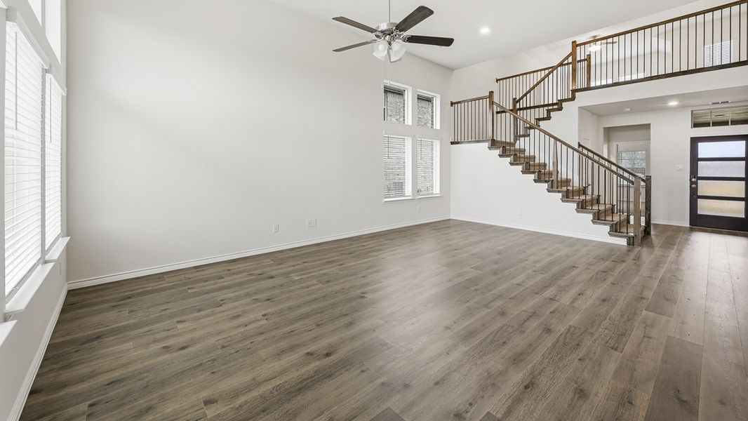 Spacious, unfurnished interior of a new home in Fireside by the Lake, Garland (Image 15).