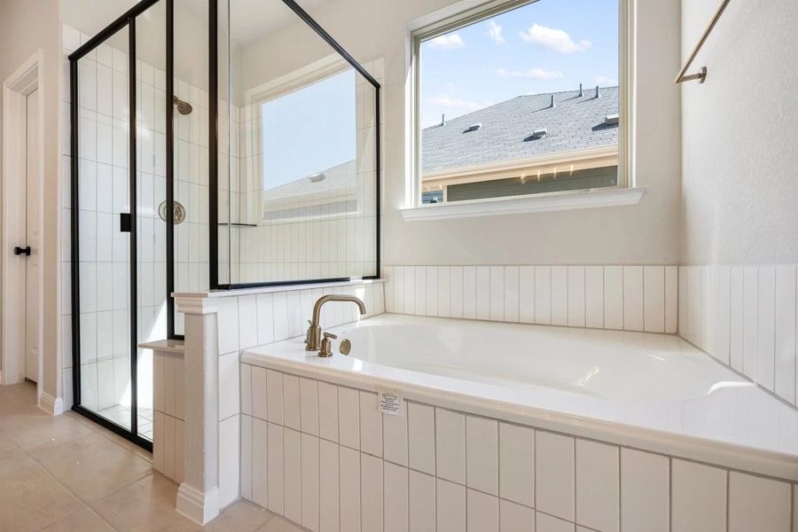 Furnished interior view inside a new home in Willow Springs, Buda (Image 19).