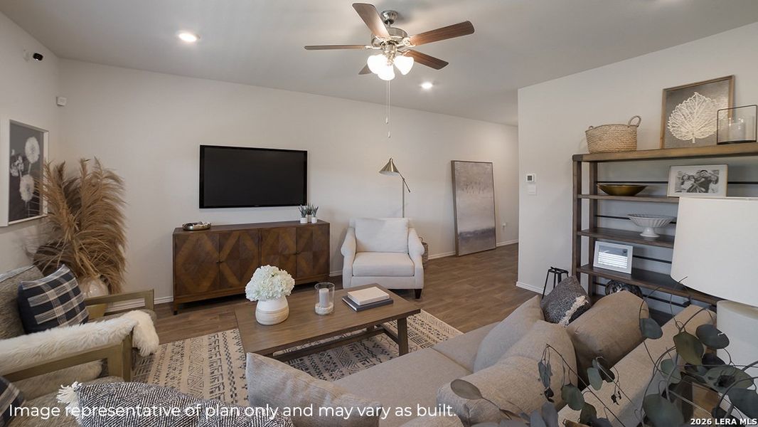 Furnished interior view inside a new home in Veranda, San Antonio (Image 16).
