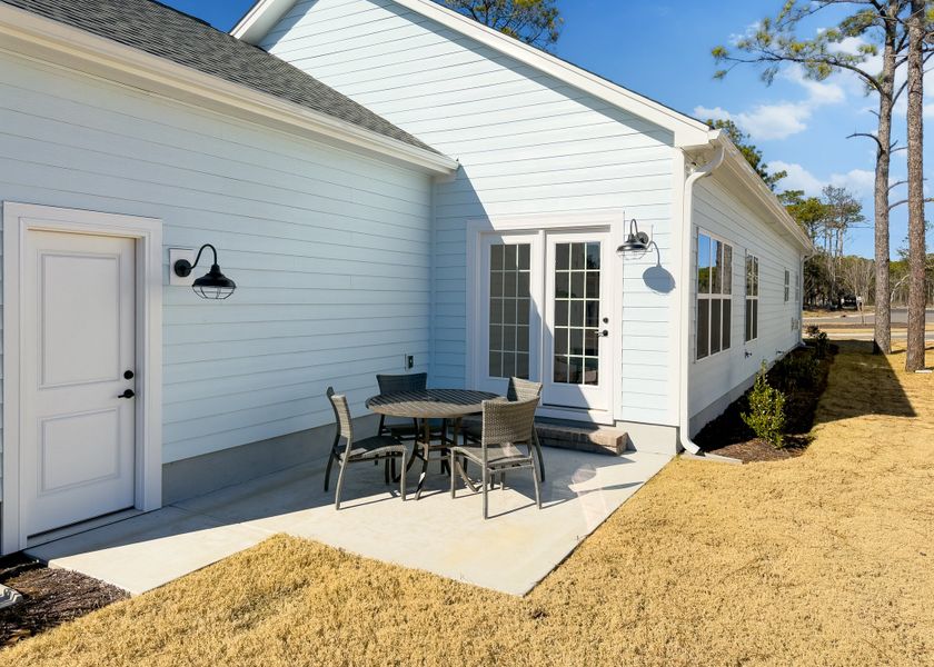 Representative exterior details of a home built from the Wayside by Bill Clark Homes in The Sanctuary at Sunset Beach, Sunset Beach (Image 3).
